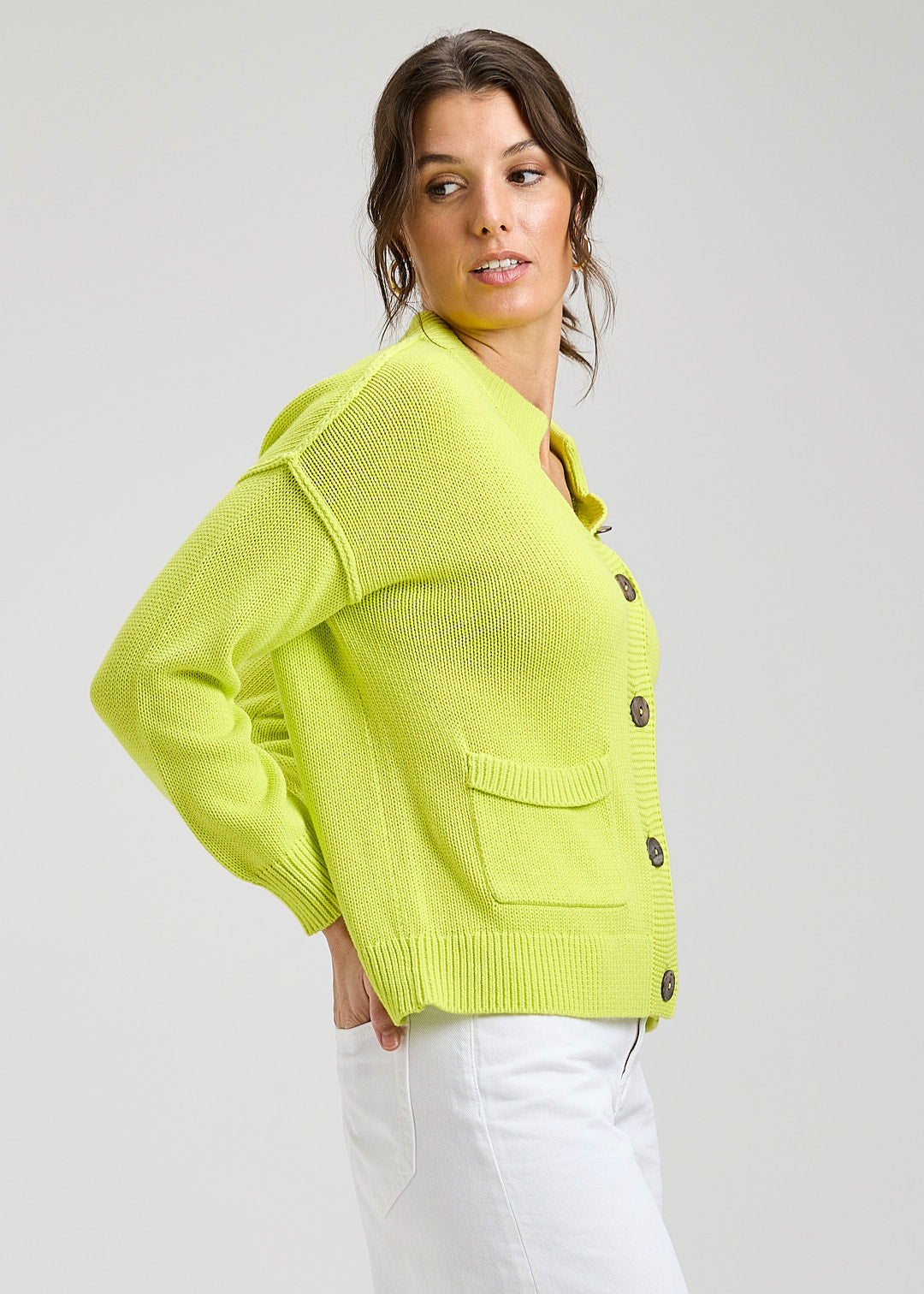 ZAKET & PLOVER ZP8443U Old Money Cardi - Citrus