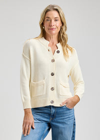 ZAKET & PLOVER ZP8443U Old Money Cardi - Vanilla