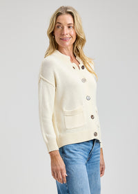 ZAKET & PLOVER ZP8443U Old Money Cardi - Vanilla