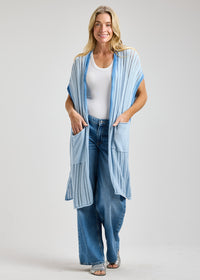 ZAKET & PLOVER ZP8446U Dyed Finish Cardi - Powder