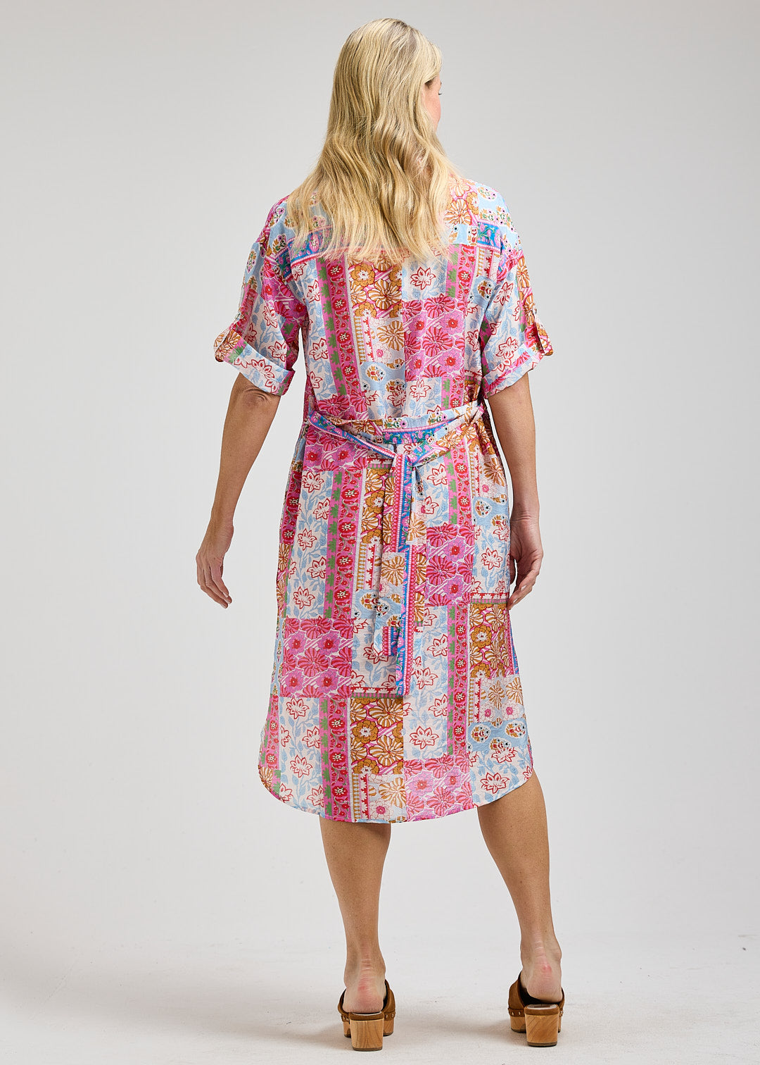 ZAKET & PLOVER ZP8457U Print Shirt Dress - Bella Rossa