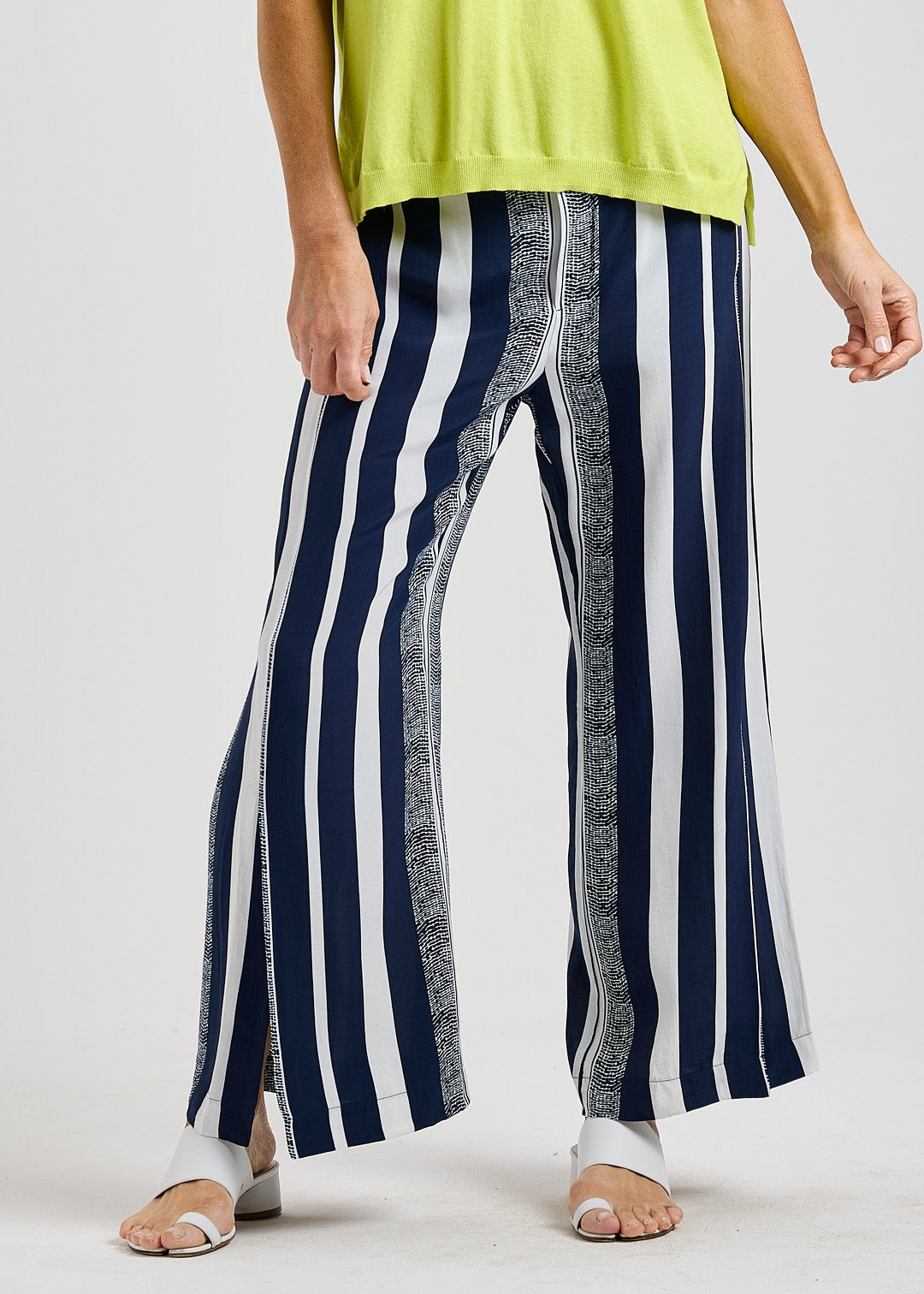 ZAKET & PLOVER ZP8460U Natural Stripe Pant - Seaside Stripe