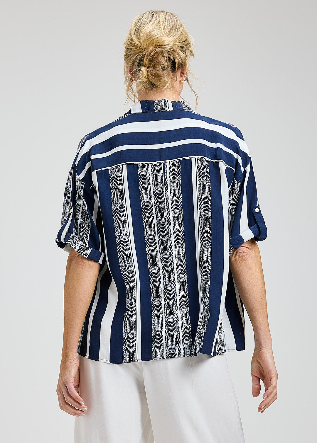 ZAKET & PLOVER ZP8462U Nautical Stripe Blouse - Seaside Stripe