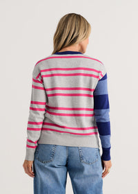 ZAKET & PLOVER ZP8530U Bold Stripe Sweater - Ocean