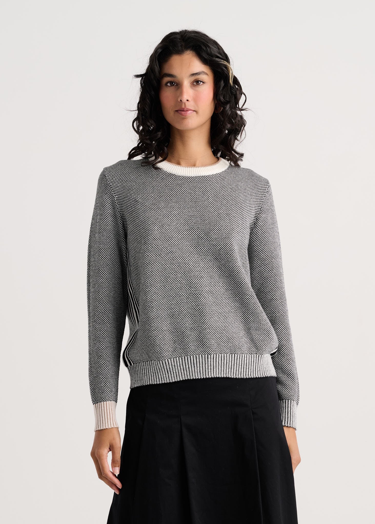 ZAKET & PLOVER ZP8531U Birdseye Sweater - Snow