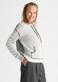 ZAKET & PLOVER ZP8532U Birdseye Hoodie - Snow