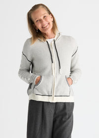 ZAKET & PLOVER ZP8532U Birdseye Hoodie - Snow