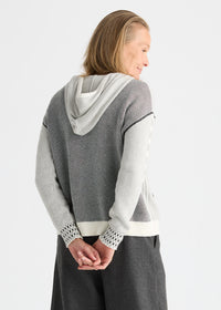 ZAKET & PLOVER ZP8532U Birdseye Hoodie - Snow