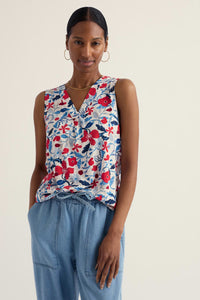 SEASALT Achilla Sleeveless Top - Winding Meadow Chalk