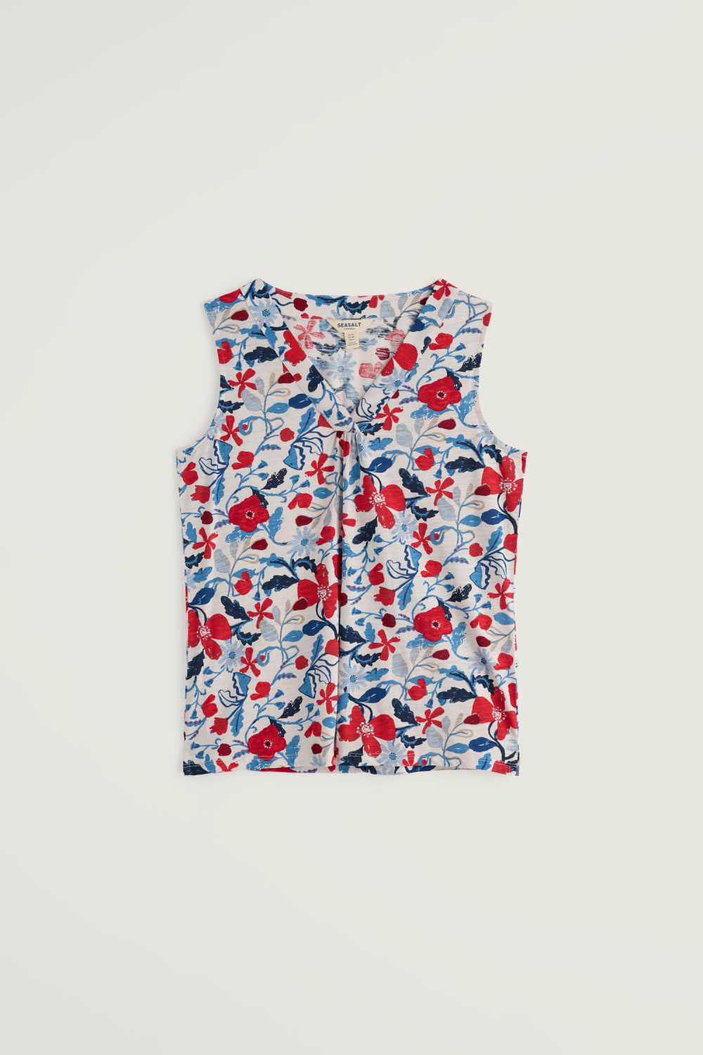 SEASALT Achilla Sleeveless Top - Winding Meadow Chalk