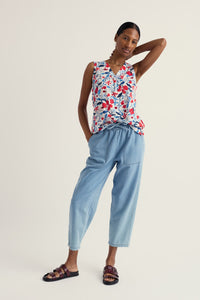 SEASALT Achilla Sleeveless Top - Winding Meadow Chalk