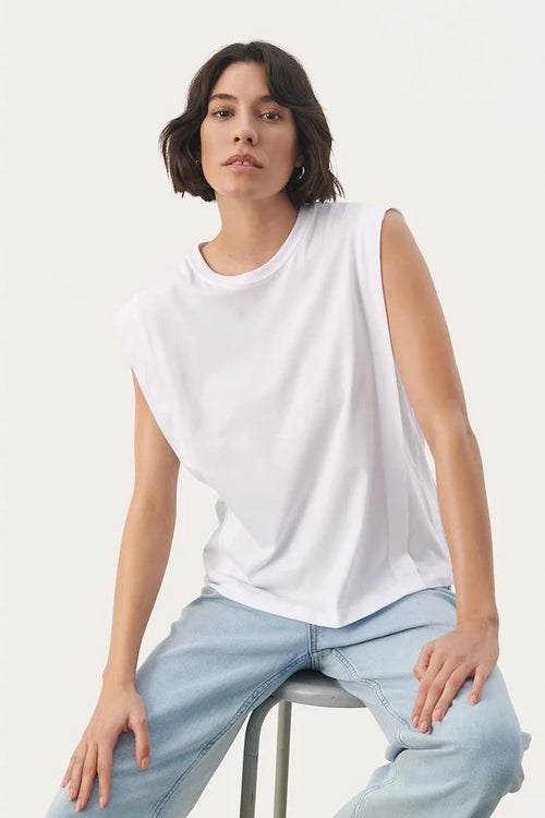 W's Ellemi Shirt- Bright White