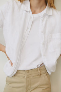 Part Two - Kiva Linen Button Down Shirt - Bright White