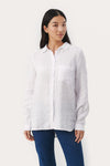 Part Two - Kiva Linen Button Down Shirt - Bright White