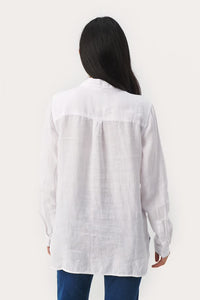 Part Two - Kiva Linen Button Down Shirt - Bright White