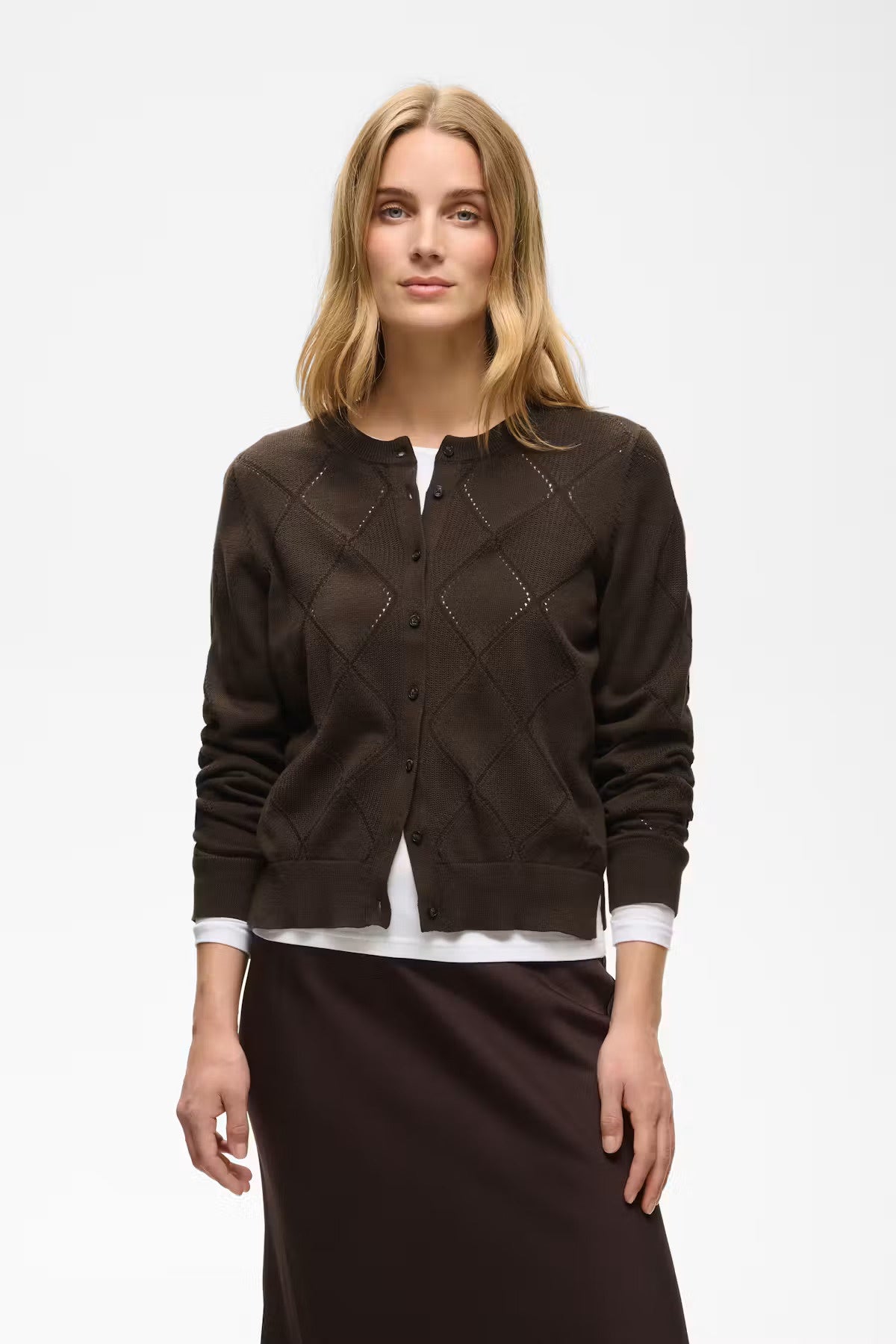 PART TWO CiannaPW Cardigan - Mole