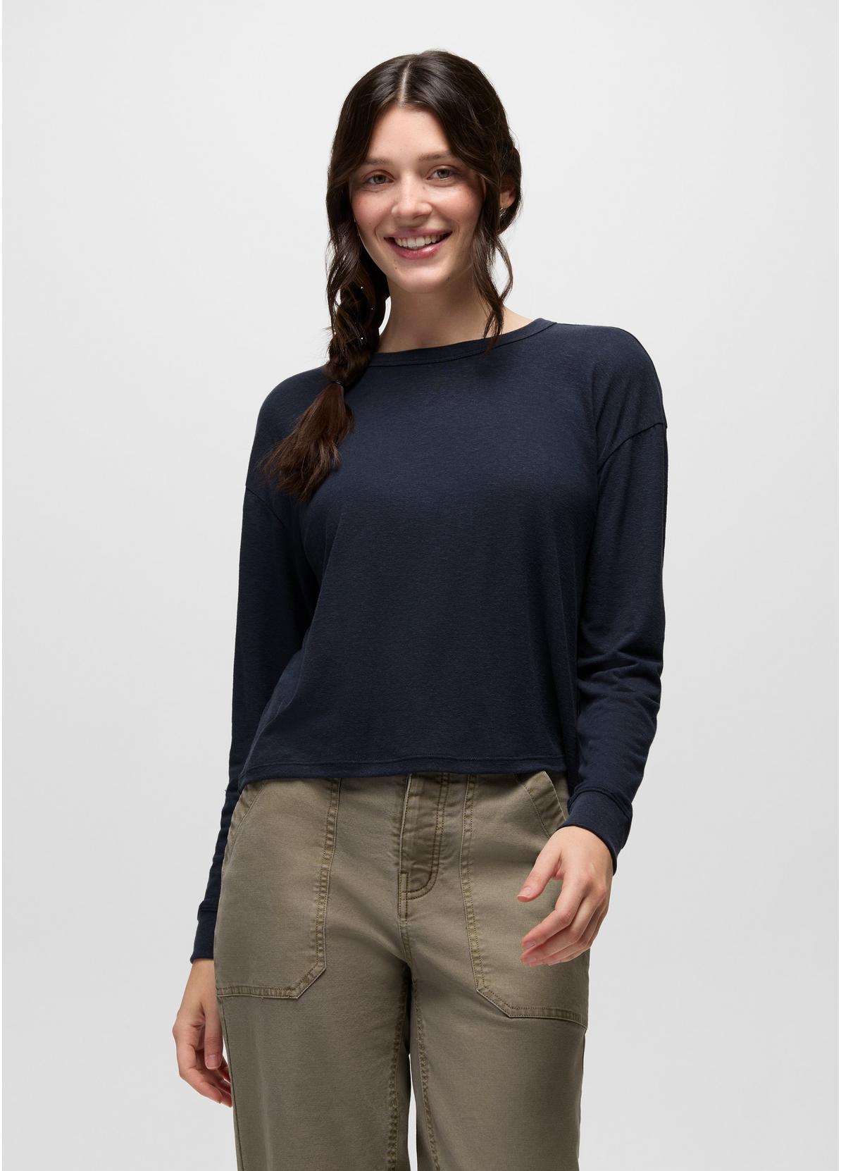 PRANA Women's Cozy Up Long Sleeve Crew