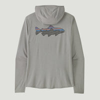 PATAGONIA Men's Fitz Roy Trout Cap Cool Sun Hoody - Crisp Grey