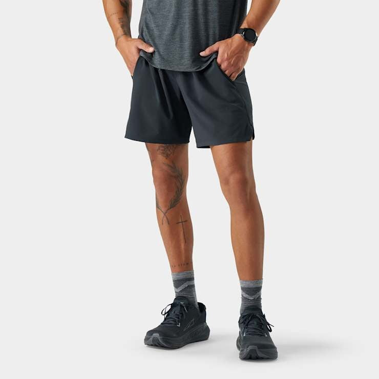 SMARTWOOL Men's Active Lined 7" Short - Black