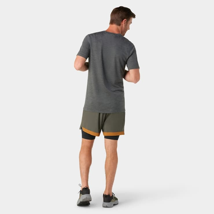 SMARTWOOL Men's Merino Short Sleeve Tee - Iron Heather