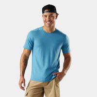 SMARTWOOL Men's Merino Short Sleeve Tee - Mineral Blue