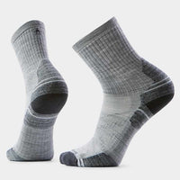 SMARTWOOL Unisex Hike Mid Crew Socks - Light Gray