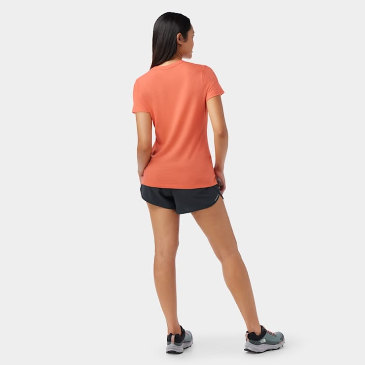SMARTWOOL Women's Merino Short Sleeve Tee - Coral Reef