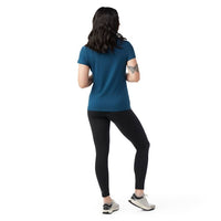 SMARTWOOL Women's Merino Short Sleeve Tee - Twilight Blue