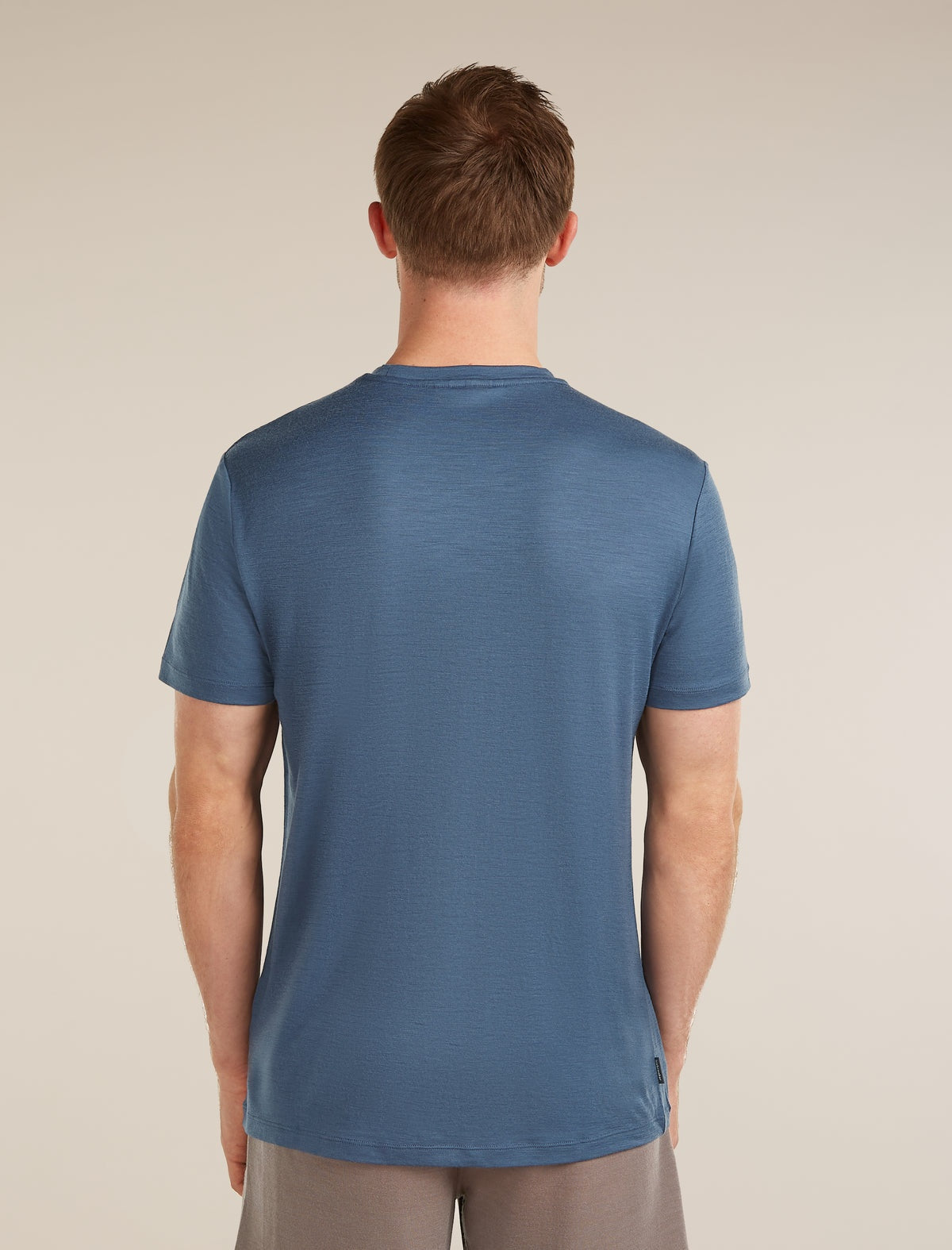 ICEBREAKER Men's Merino 150 Tech Lite Short Sleeve Tee Elevation Line - Dawn