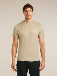 ICEBREAKER Men's Merino 150 Tech Lite Short Sleeve Tee Peaceful Pass - Flagstone