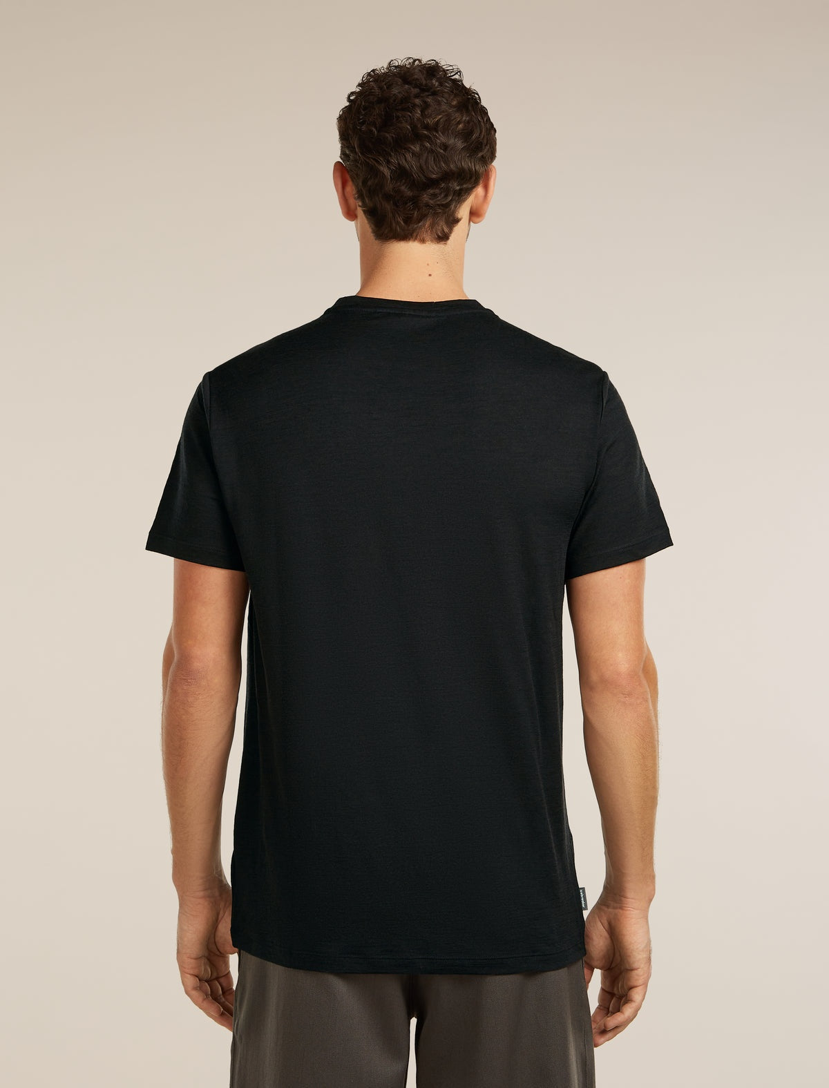 ICEBREAKER Men's Merino 150 Tech Lite Short Sleeve Tee Transportage - Black
