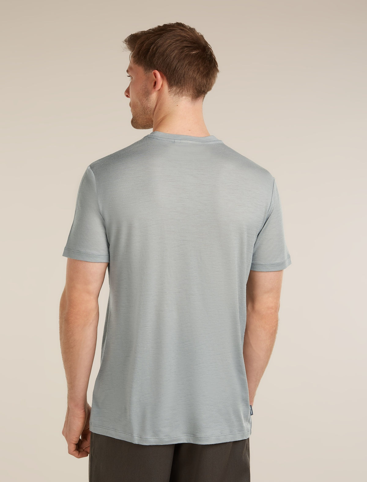 ICEBREAKER Men's Merino 150 Tech Lite Short Sleeve Tee Transportage - Proto Grey