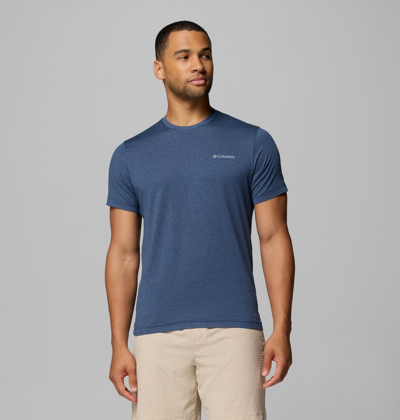 COLUMBIA Men's Parsons Point™ Short Sleeve Logo Tee - Collegiate Navy