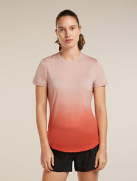 ICEBREAKER Women's Merino Blend 125 Cool-Lite Sphere Short Sleeve Tee Alta - Pink Quartz