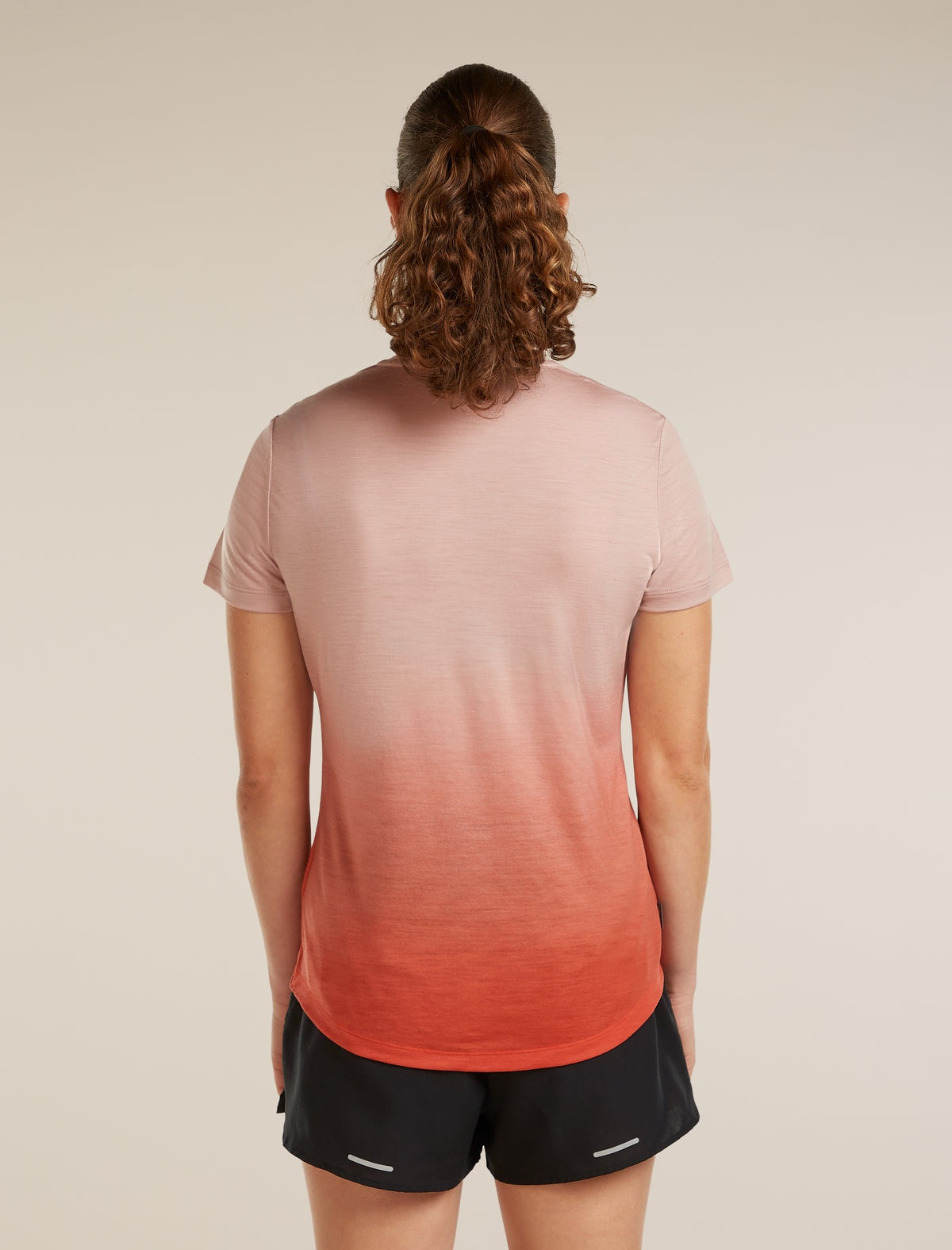 ICEBREAKER Women's Merino Blend 125 Cool-Lite Sphere Short Sleeve Tee Alta - Pink Quartz