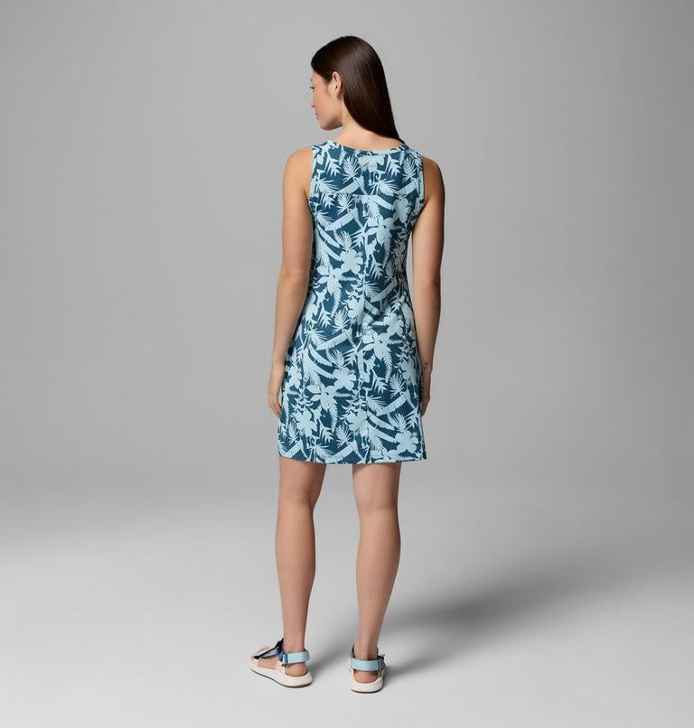 COLUMBIA Women's Chill River™ Printed Dress - Everblue, Botaniflage Tonal