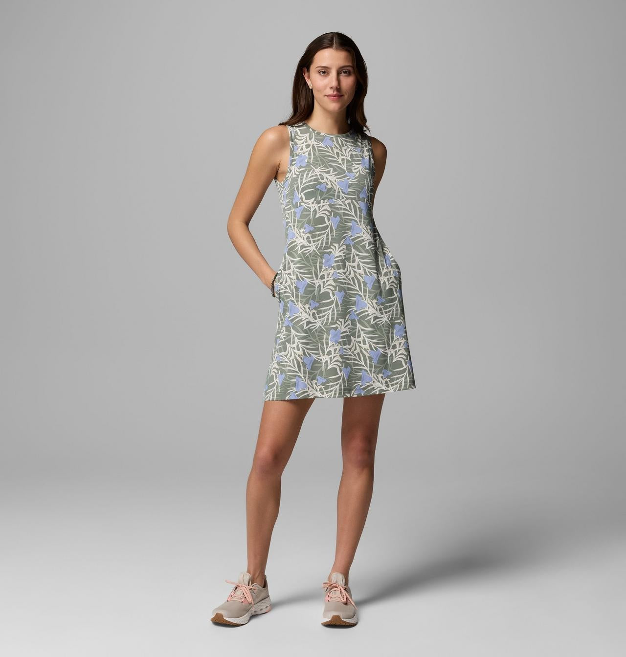 COLUMBIA Women's PFG  Freezer™ Tank Dress - Cypress Sunflora