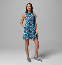 COLUMBIA Women's PFG Freezer™ Tank Dress - Nocturnal Twilight Sunflora