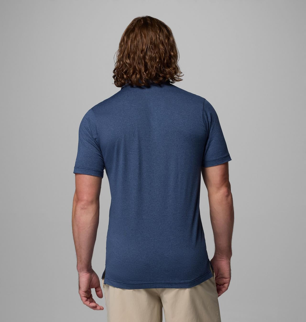 COLUMBIA Men's Parsons Point™ Polo - Collegiate Navy, Heather, Mntn Blue