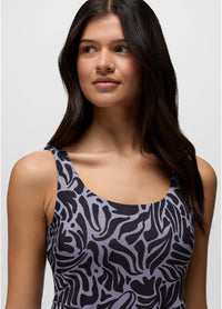 PRANA Women's Corrinne Short Dress - Taro Seaweed