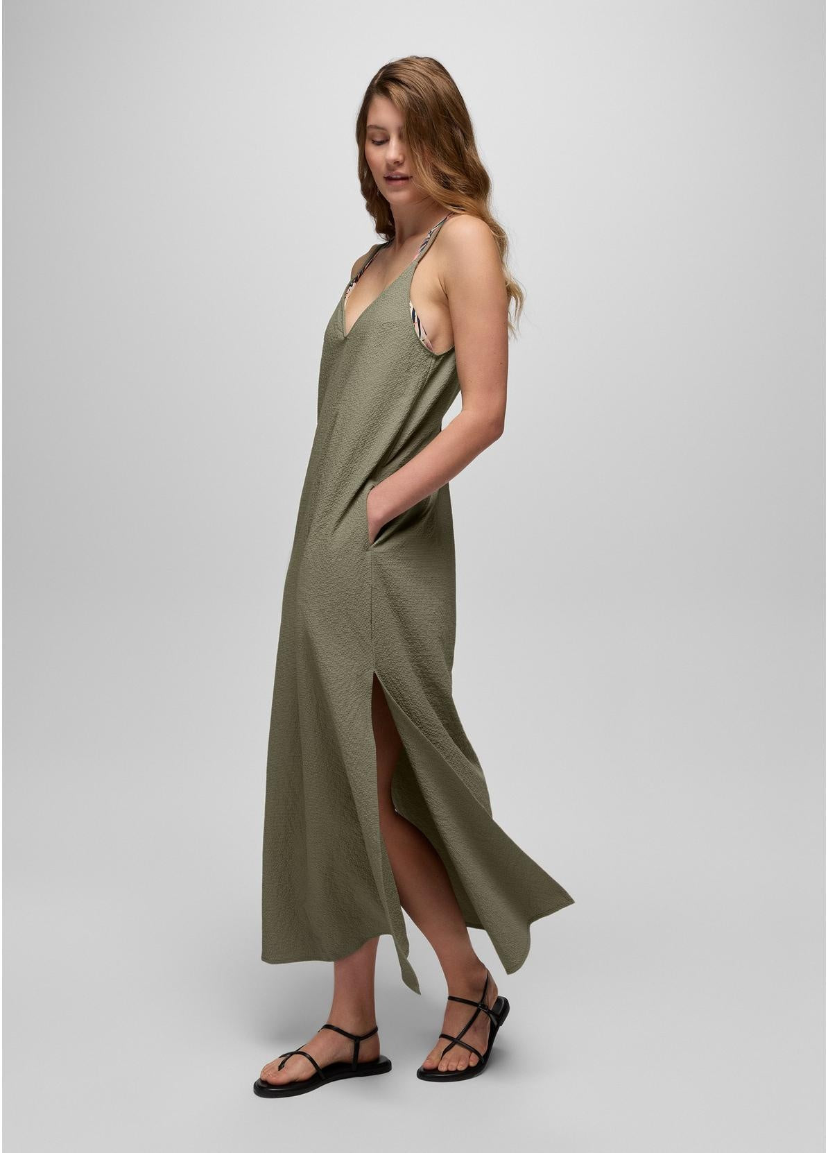 PRANA Women's Coastal Sol Maxi Dress - Sage