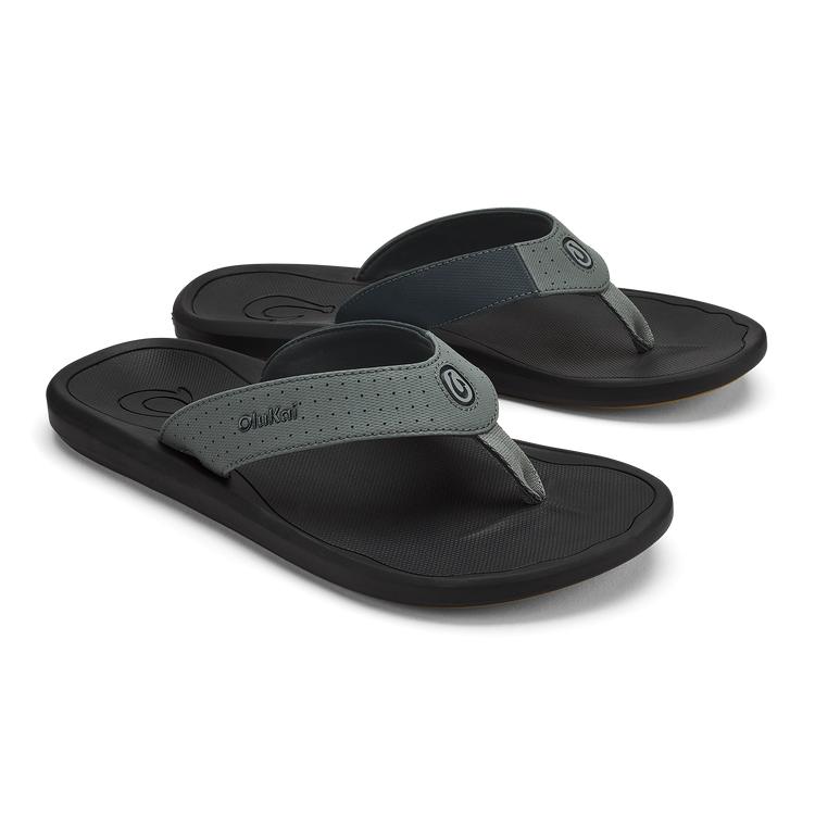 OLUKAI Men's Ki'i - Rock/Lava Rock