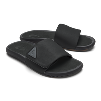 OLUKAI Men's Ulele Slide - Lava Rock/Lava Rock