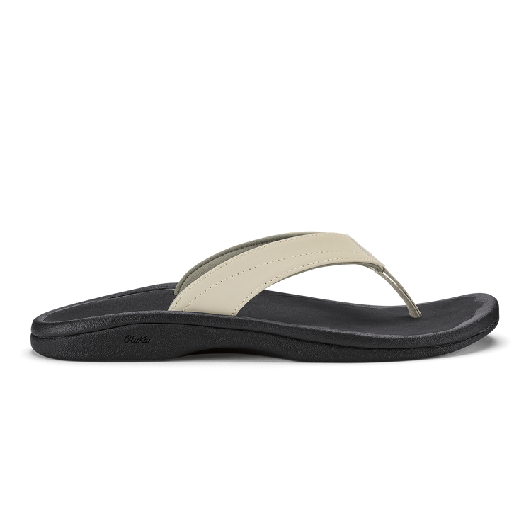 OLUKAI Women's 'Ohana - Ecru/Black
