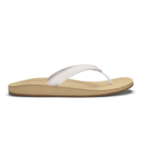 OLUKAI Women's Southshore - Bright White/Warm Sand
