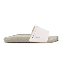 OLUKAI Women's Ulele Slide - Bright White/Tapa