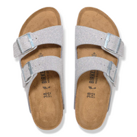 BIRKENSTOCK Arizona Synthetics - Shiny Glitter Silver