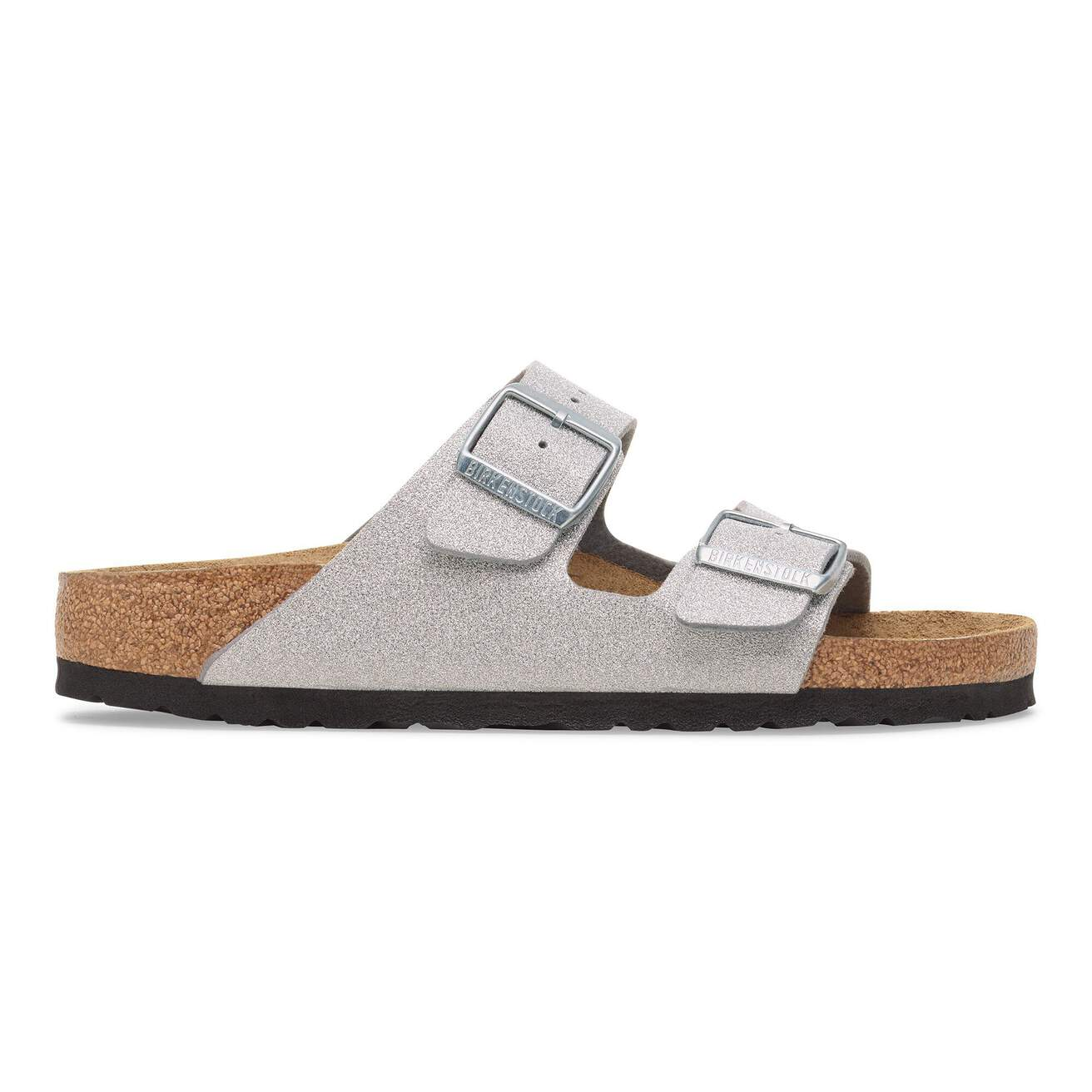 BIRKENSTOCK Arizona Synthetics - Shiny Glitter Silver