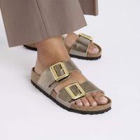 BIRKENSTOCK Sydney Luxe Buckle - Graceful Taupe