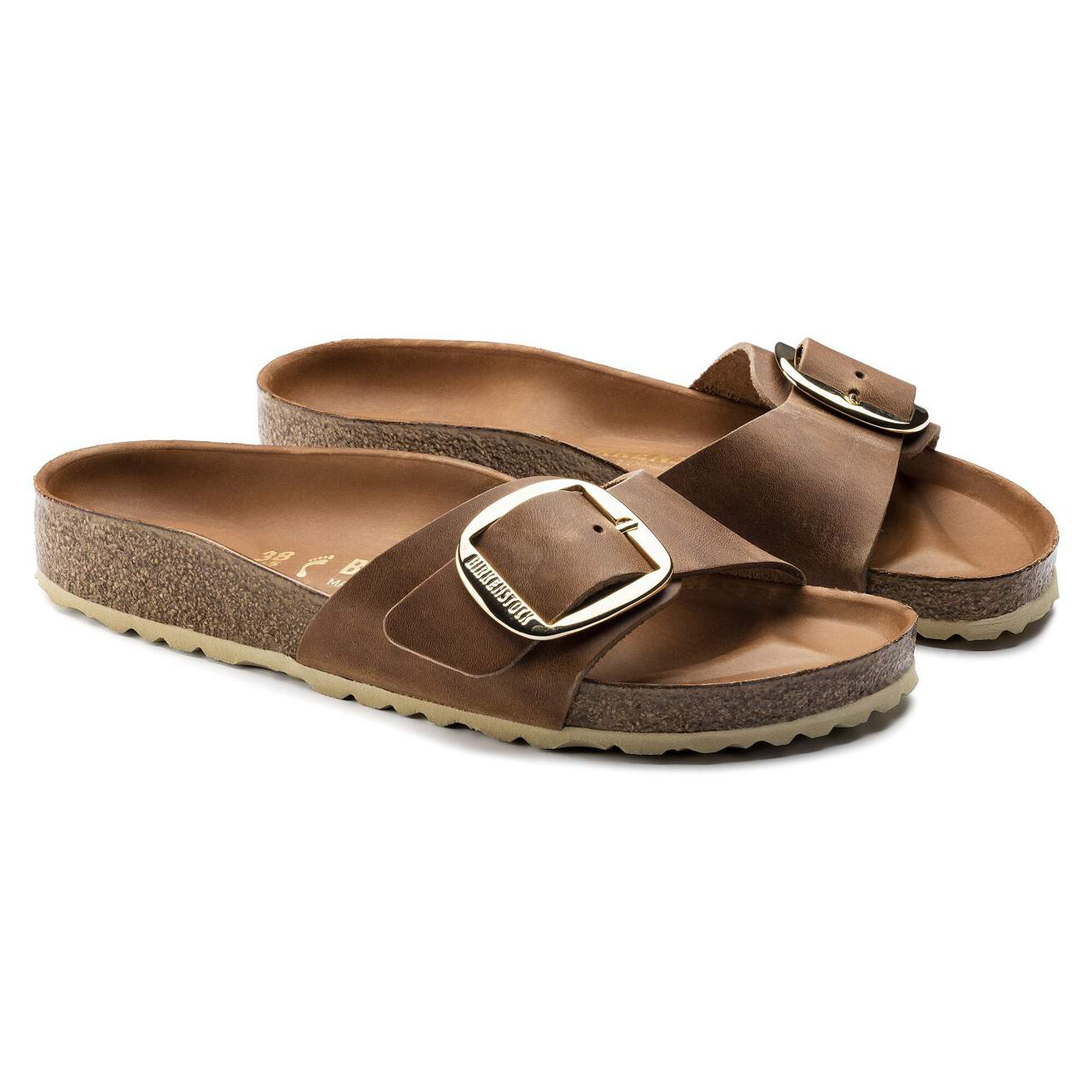 BIRKENSTOCK Madrid Big Buckle - Cognac
